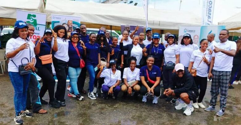 Members of Lasaco Assurance at Insurance Awareness Week