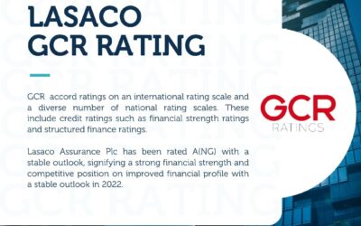 Lasaco Assurance Plc rated a (NG) by International Rating Company GCR